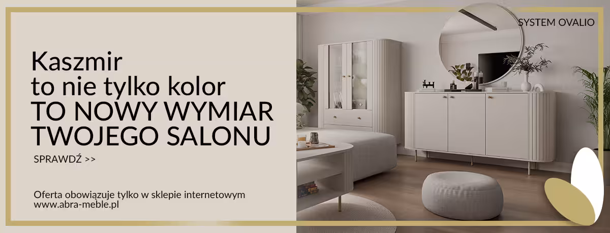 Nowy wymiar Twojego salonu - meble w kolorze kaszmirowym